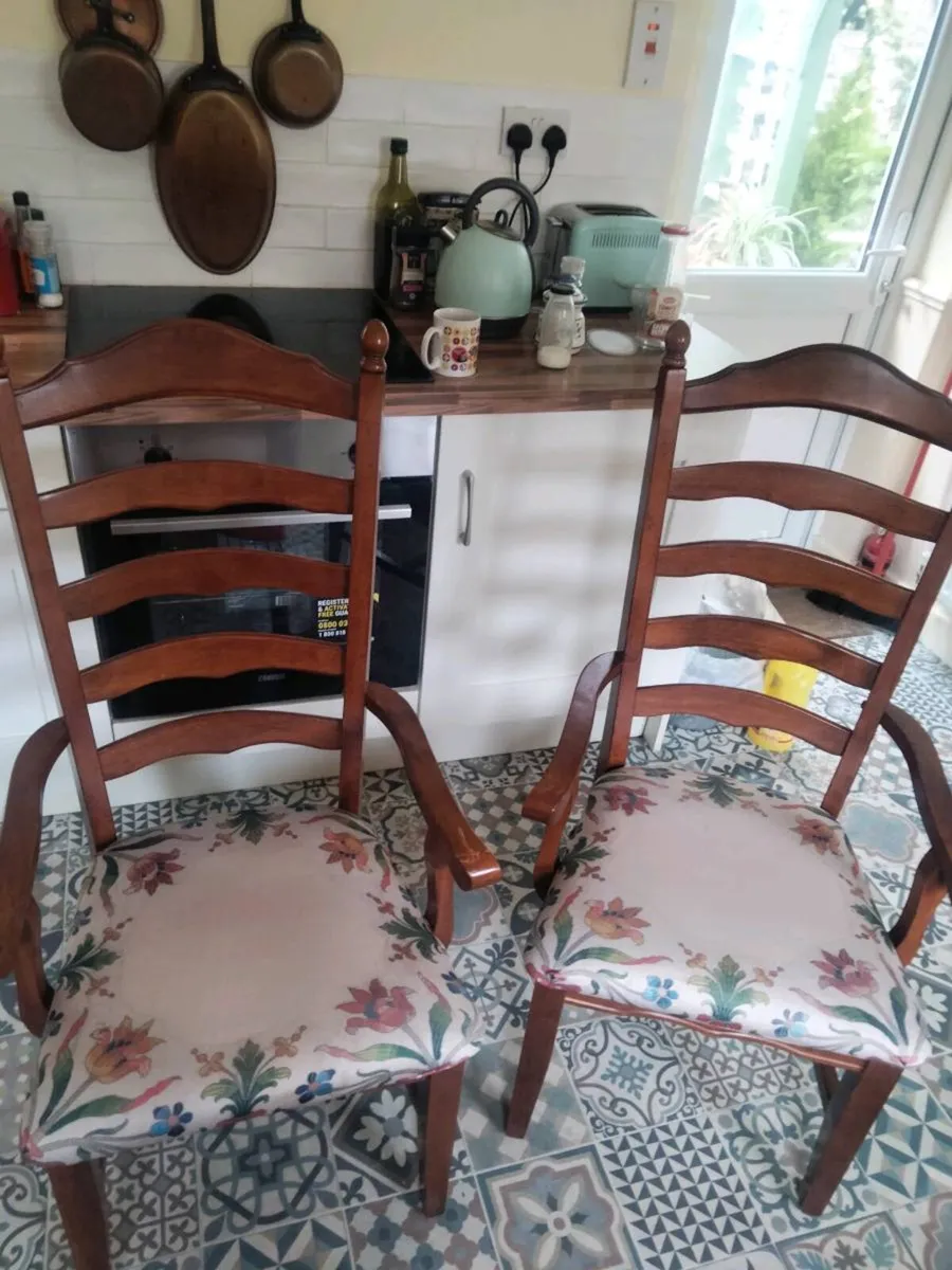 Two  Carver Chairs - Image 1