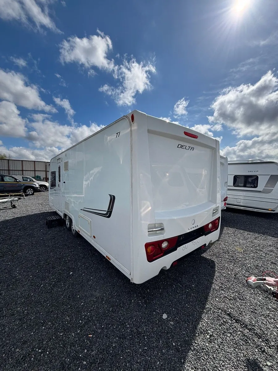 2014 Lunar 4 Berth Fixed Island Bed Caravan - Image 3