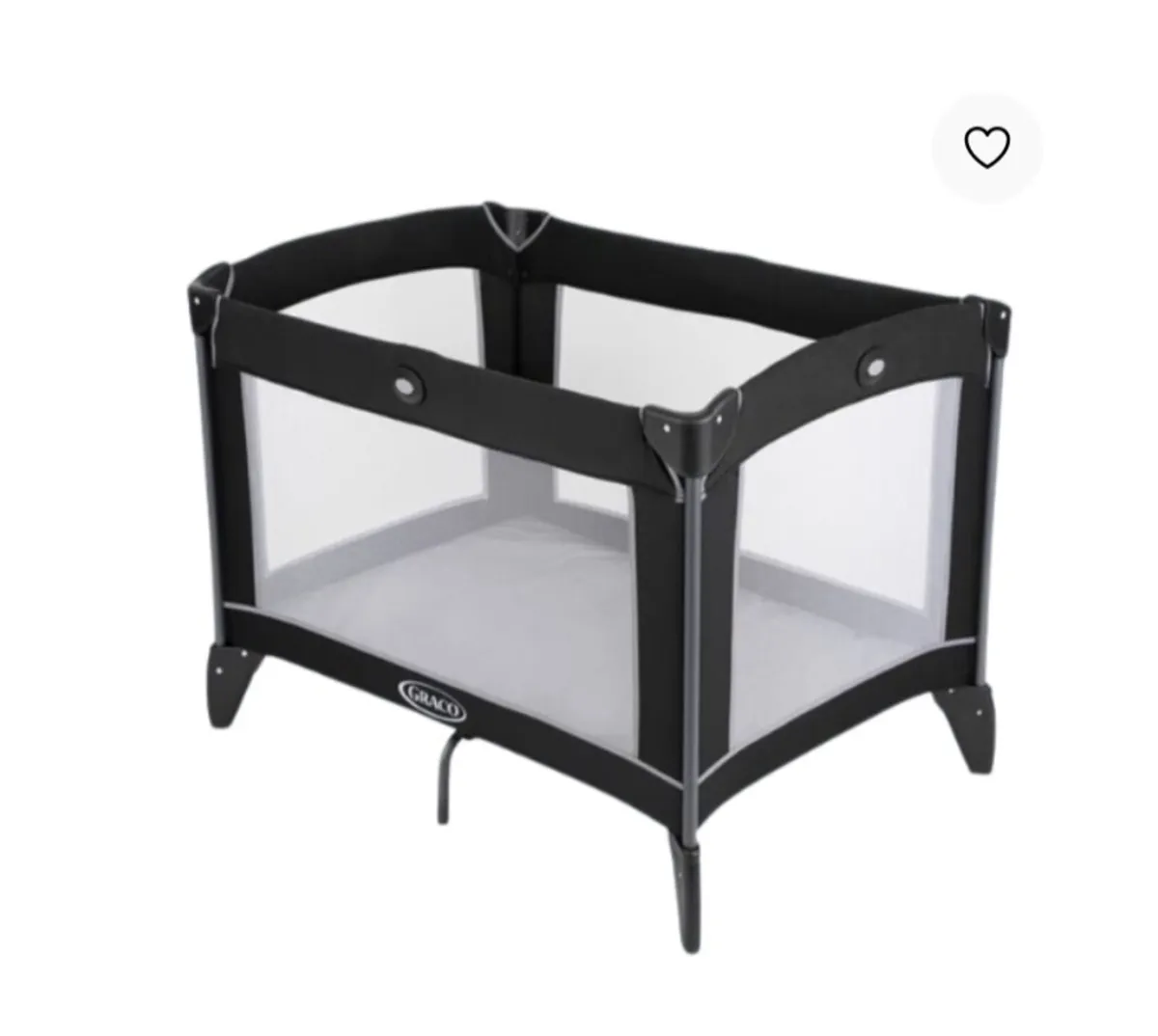 Graco compact travel cot and foldable mattress - Image 1