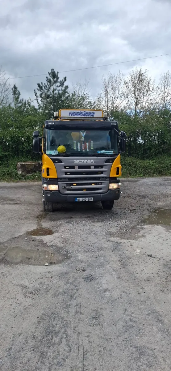Scania P380 rigid 8x4 concrete mixer - Image 4
