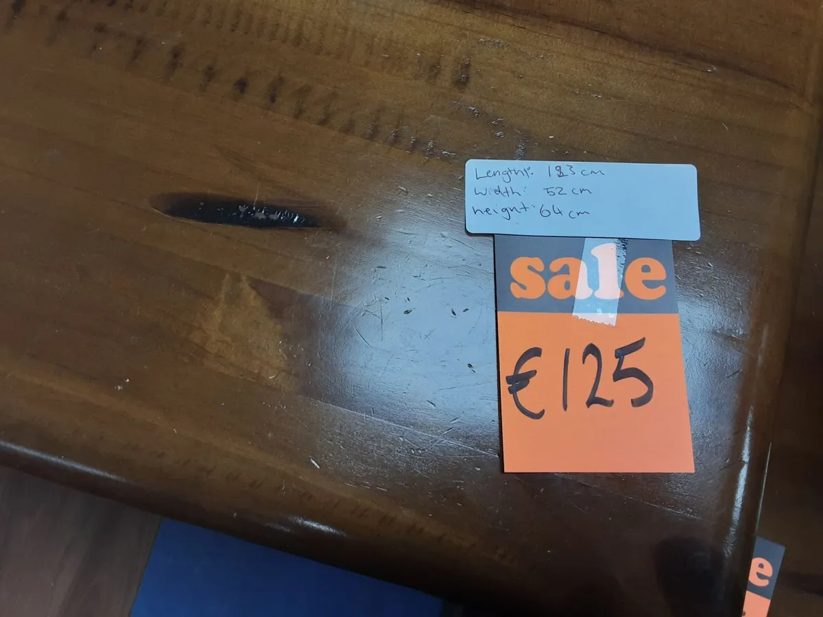 WOODEN TELEVISION CABINET - Image 4