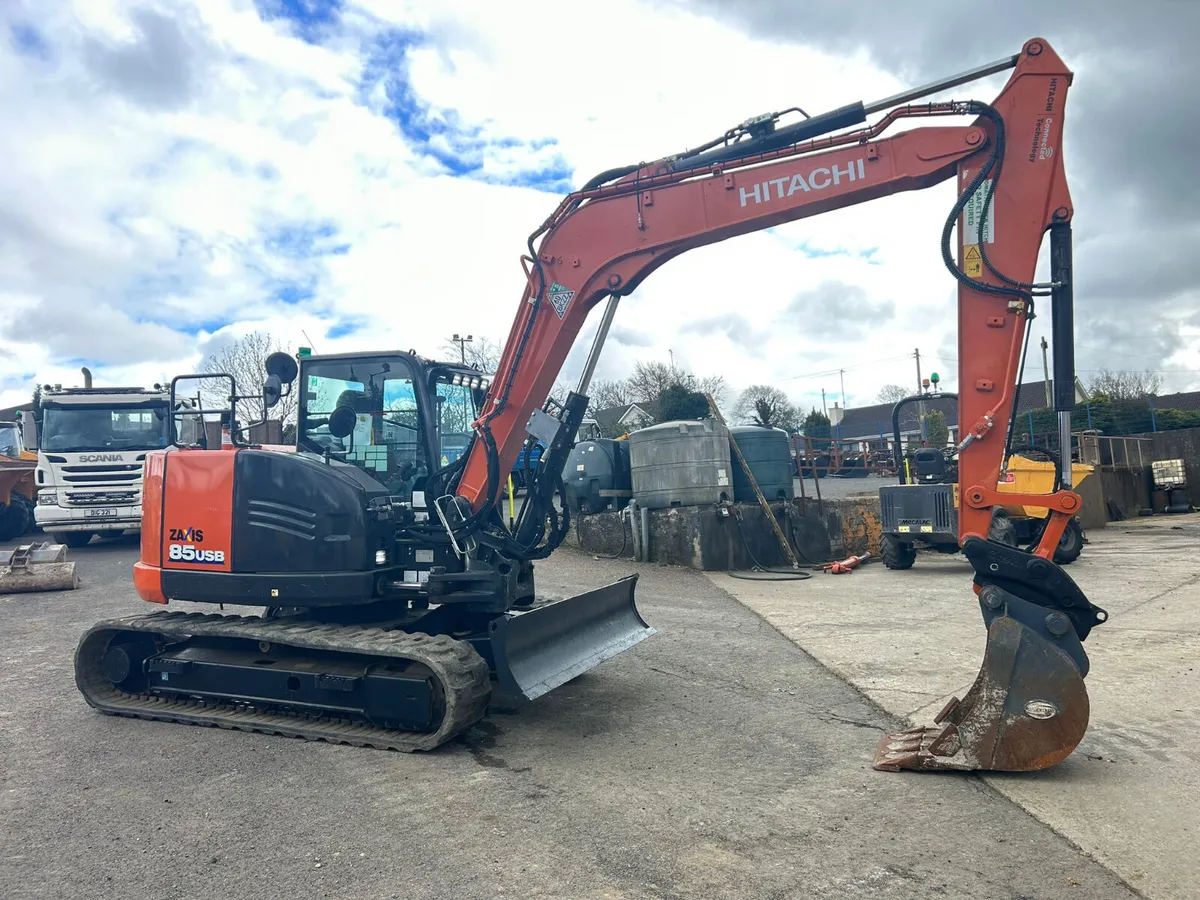 2023 Hitachi ZX85 Only 1900Hrs - MULLANS - Image 1