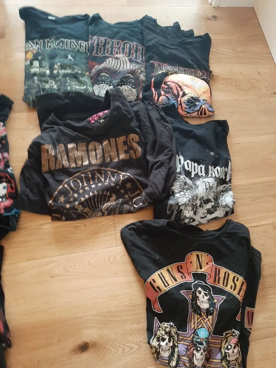 VARIOUS T-SHIRTS MUSIC MOVIES - Image 2