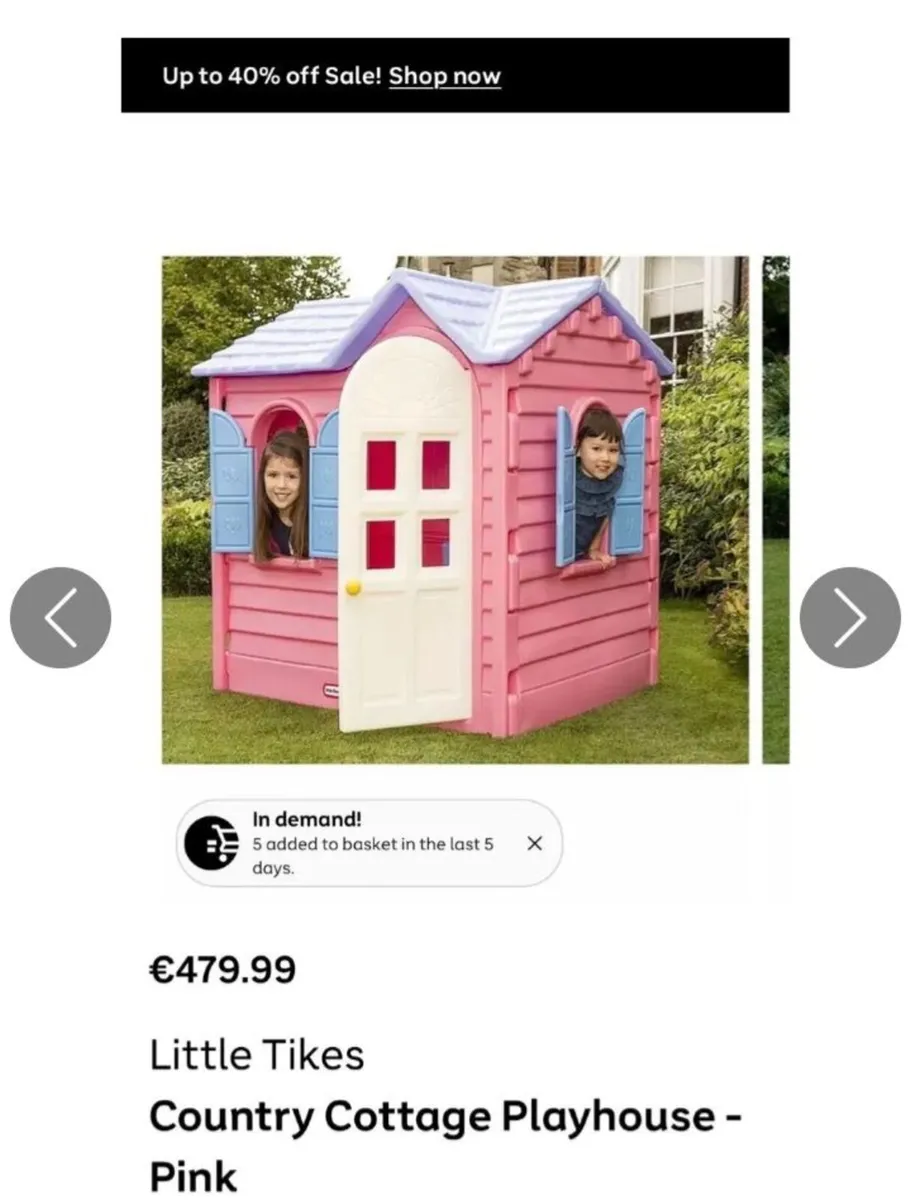 Toys, play house , doll house and bikes - Image 2