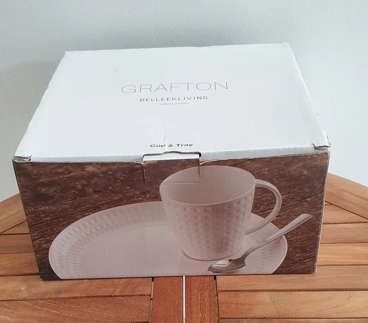 Belleek Living Cup & Tray Set - Image 4