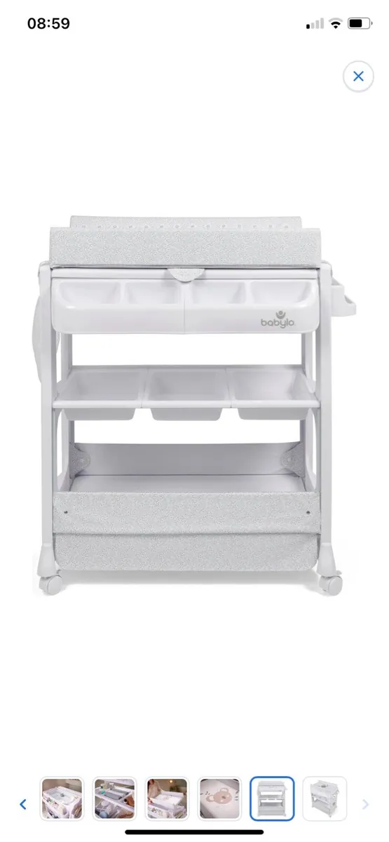 Baby changing table and bath