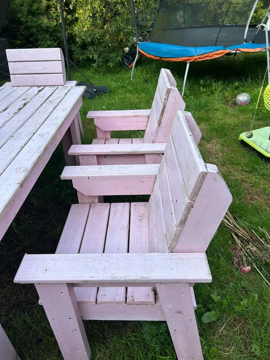 Wooden Garden Furniture - Image 2