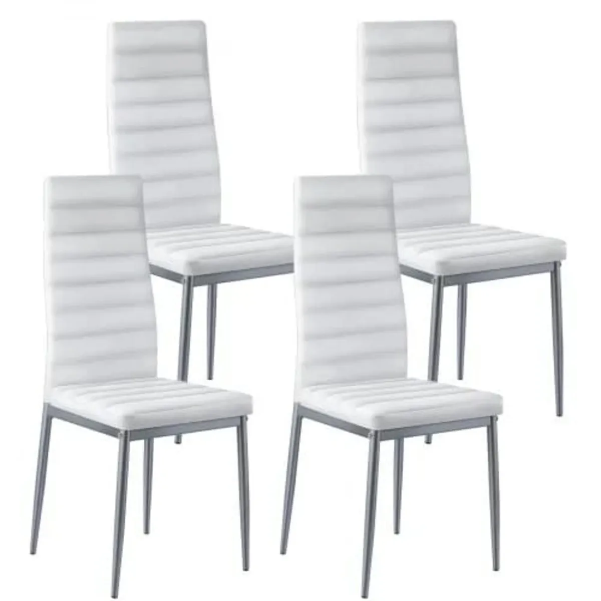 Modern Dining Room Accent Chairs Set of 4, Upholst - Image 1