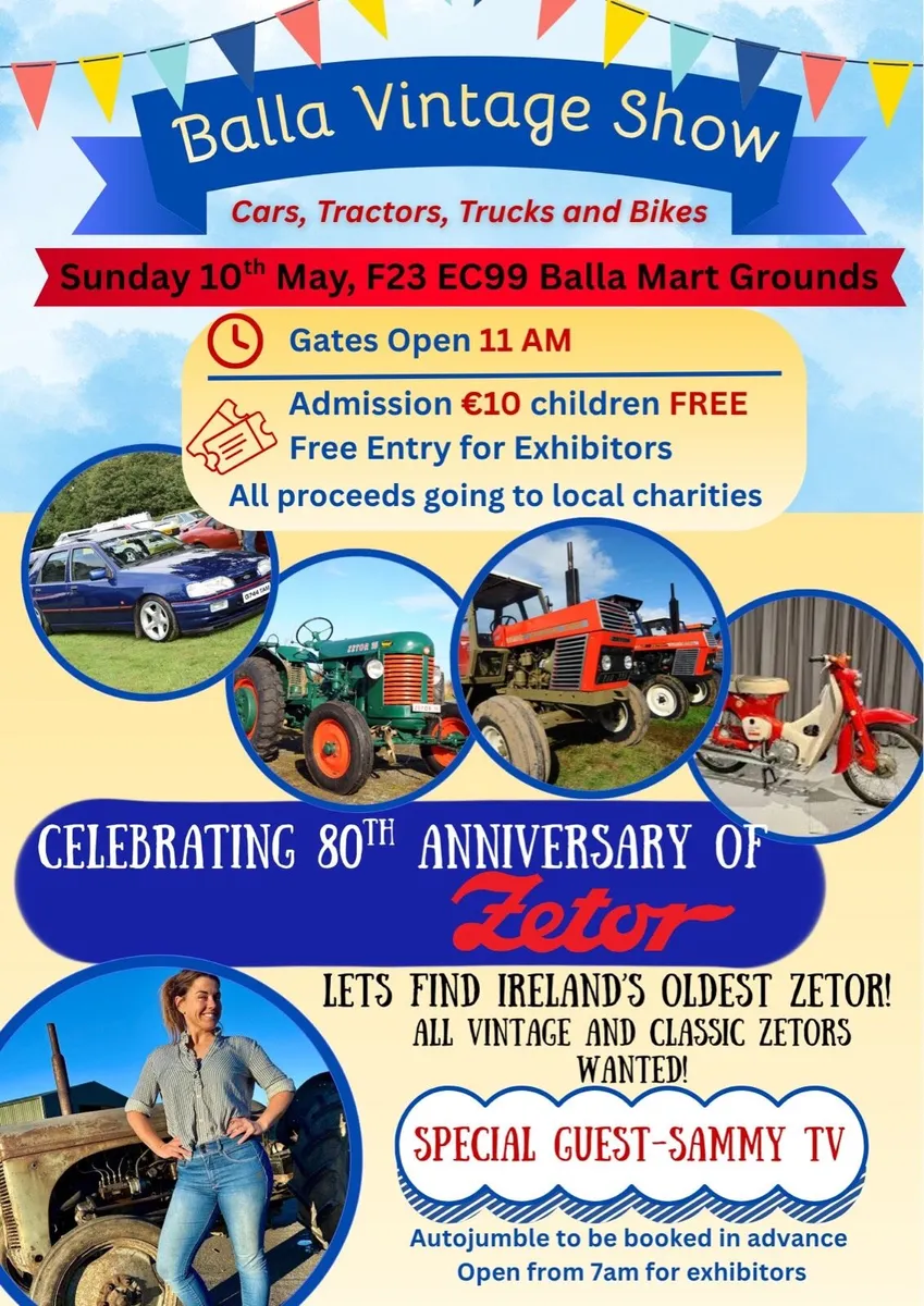 Balla Vintage/Classic Show, Zetor 80th Anniversary - Image 1