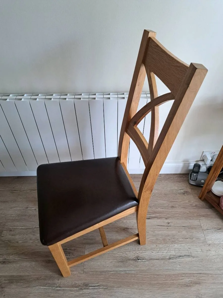 Dining room chair set of eight. - Image 3