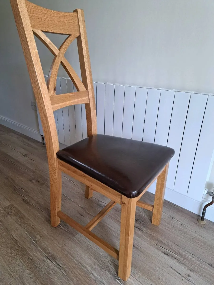 Dining room chair set of eight. - Image 1