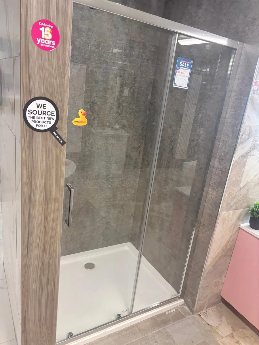 Bathshack Dublin ExDisplay Chrome Shower Door