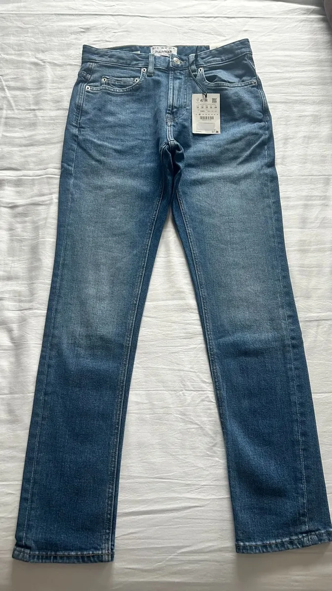 Pull & Bear Mens Comfort Slim Fit Jeans 30R BNWT - Image 3