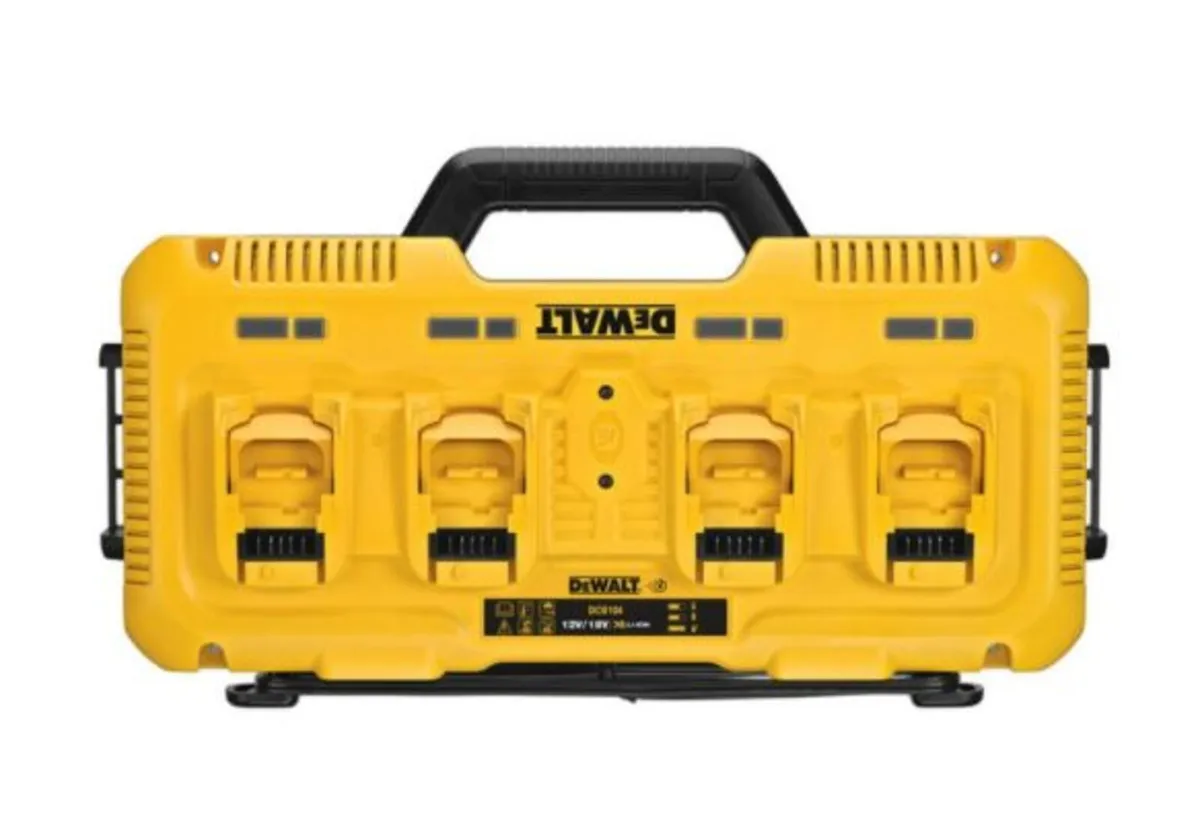 DeWalt DCB104 18V 240V XR 4 PORT FAST CHARGER - Image 1