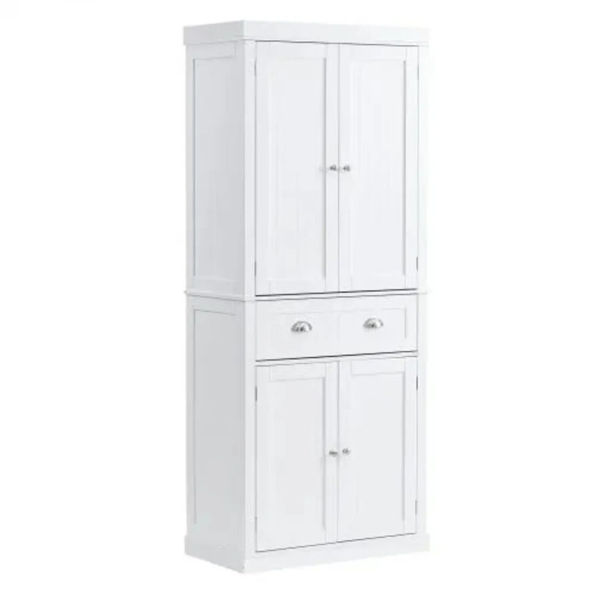 72" Kitchen Pantry Storage Cabinet, Freestanding U - Image 1