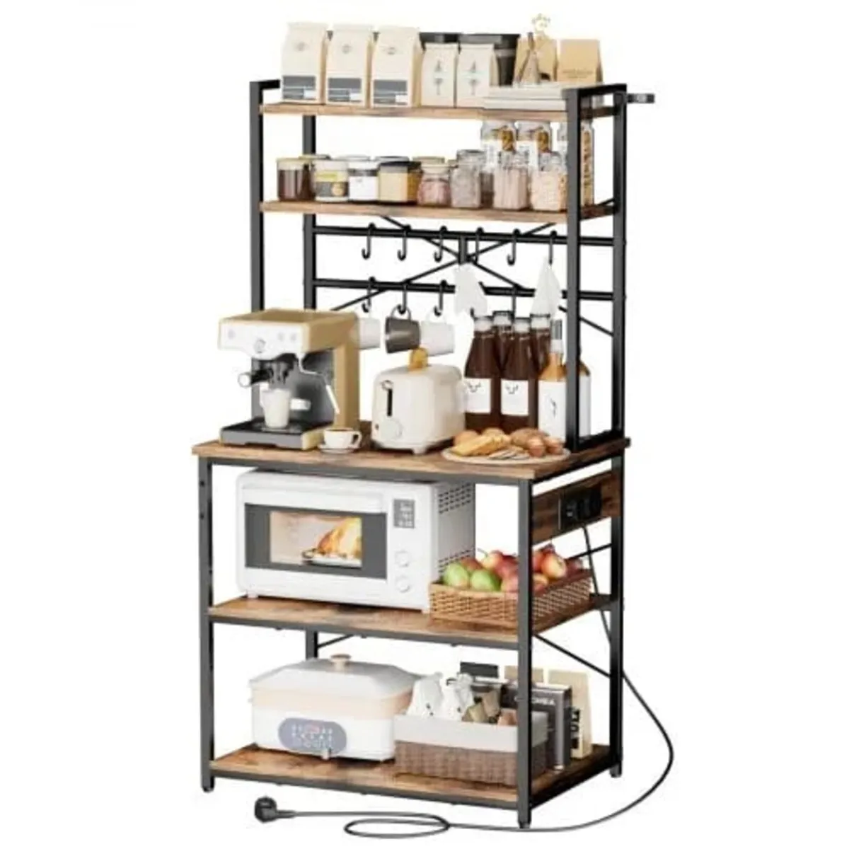 Kitchen Bakers Rack, 1.5m Power Cable Bakers Rack - Image 1