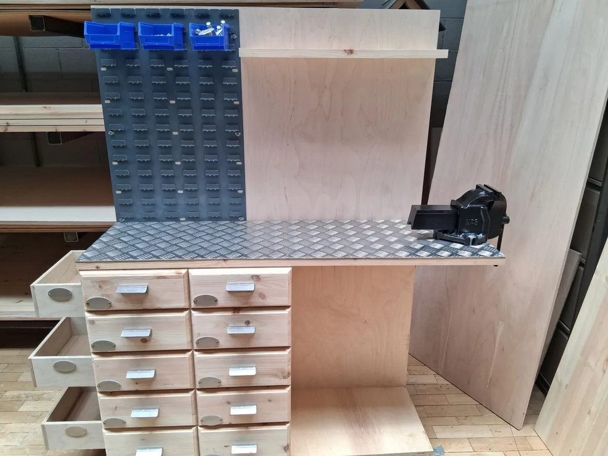 Tool storage, work station.