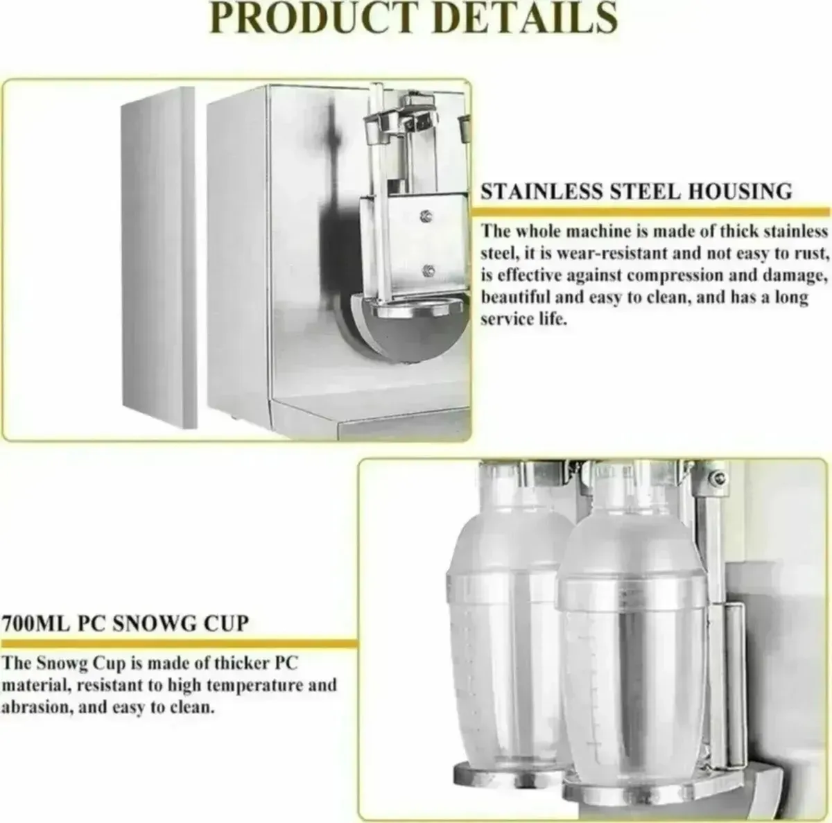 220W Automatic Bubble Tea Stirrer Machine Dual - Image 3
