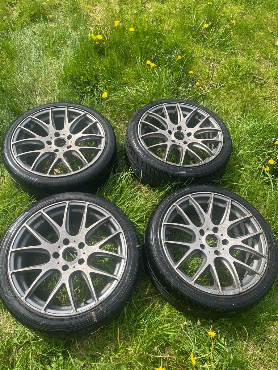 18” Alloy Wheels + Tires (Good Condition) - Image 1