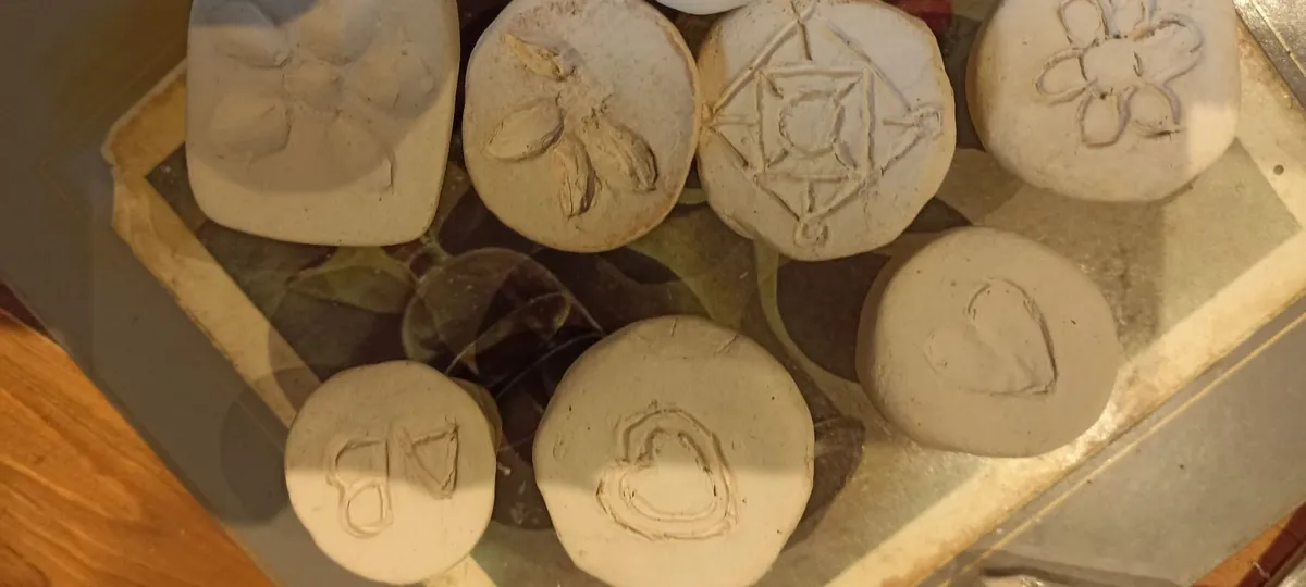 Pottery Stamps & Handles - Image 1