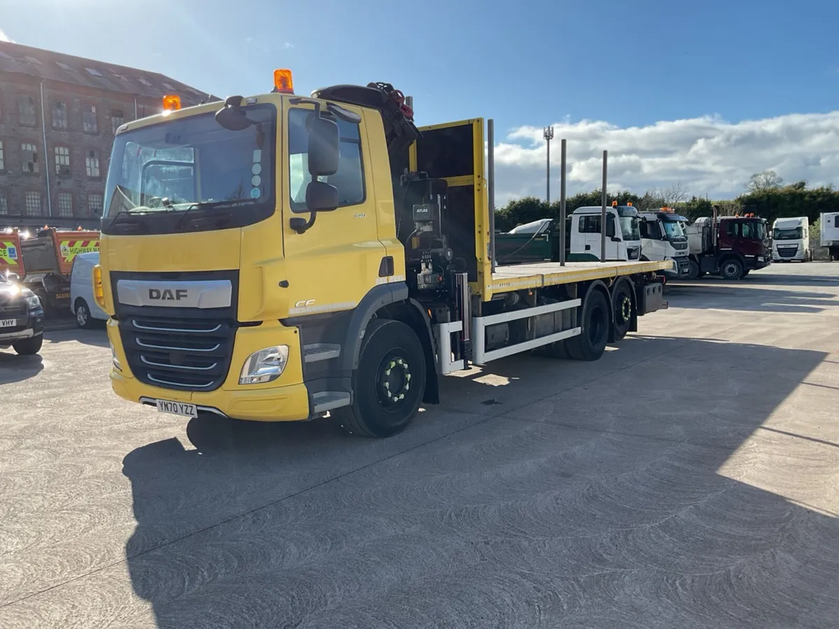 2020 DAF CF340 6X2 REARLIFT 26T FLATBED - Image 3
