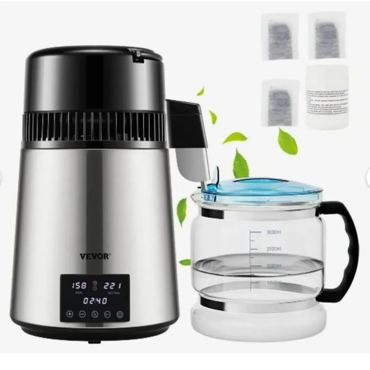 Water Distiller 4L 1.5L/H Distilled Water Maker - Image 1