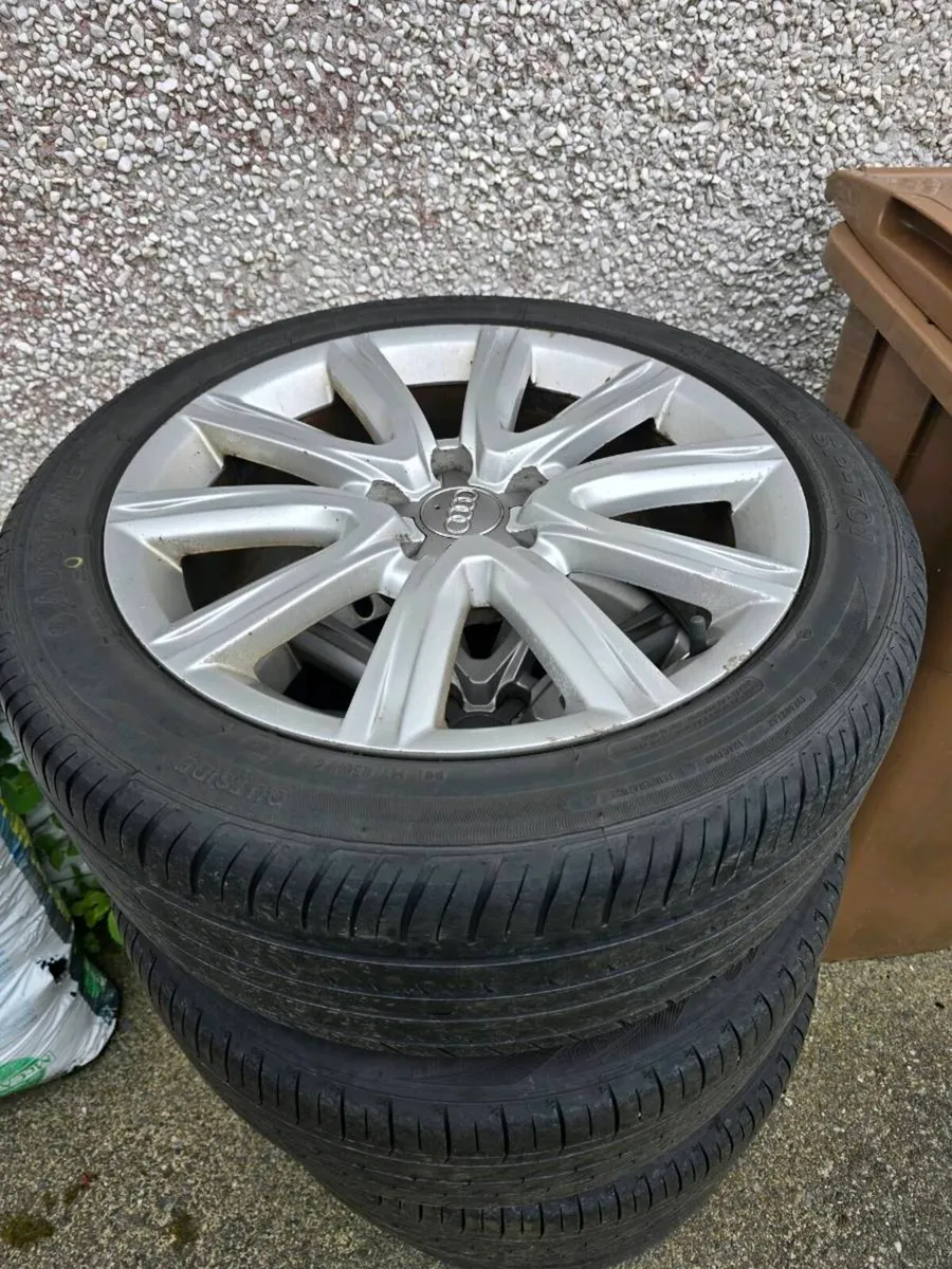 Audi A6 Alloy 18" with tyres - Image 1