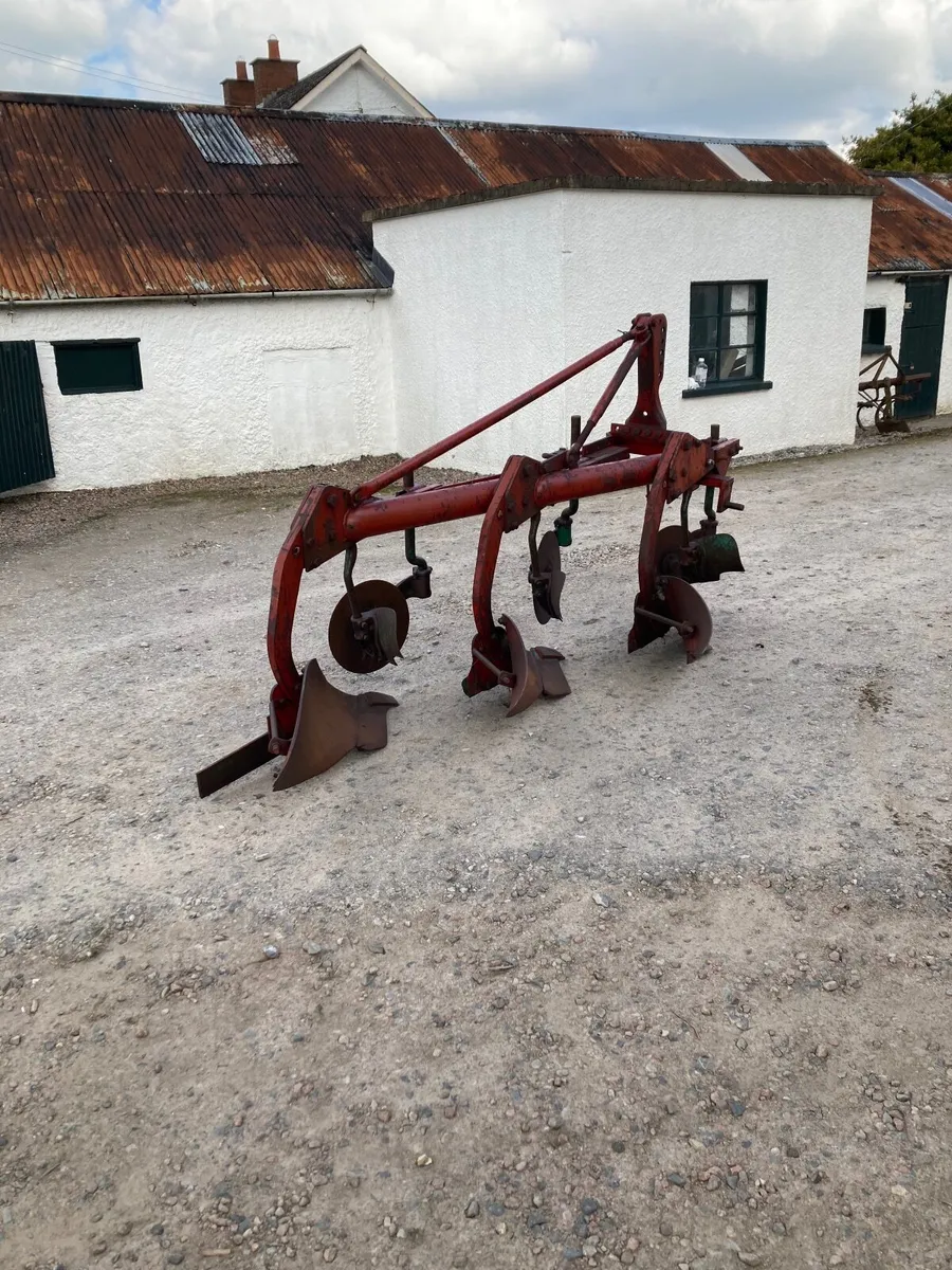 Kverneland  three furrow plough. - Image 3