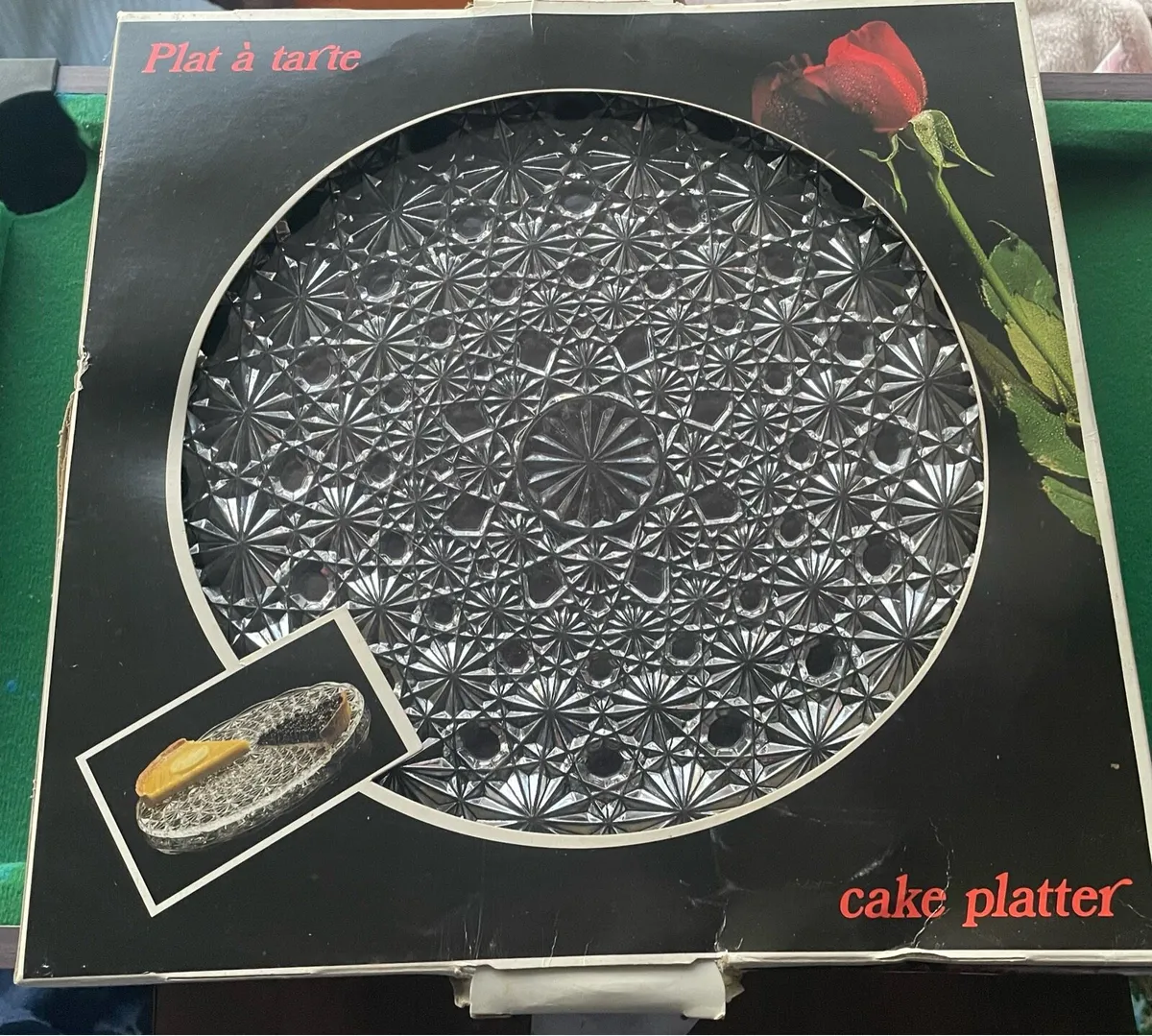 Glass Tart plate/serving plate - Image 2