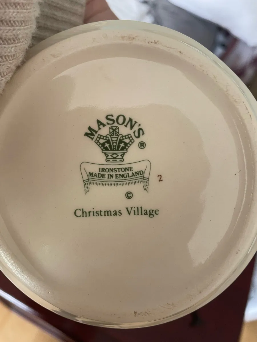 Vintage Mason’s Ironstone jar with lid - Image 3