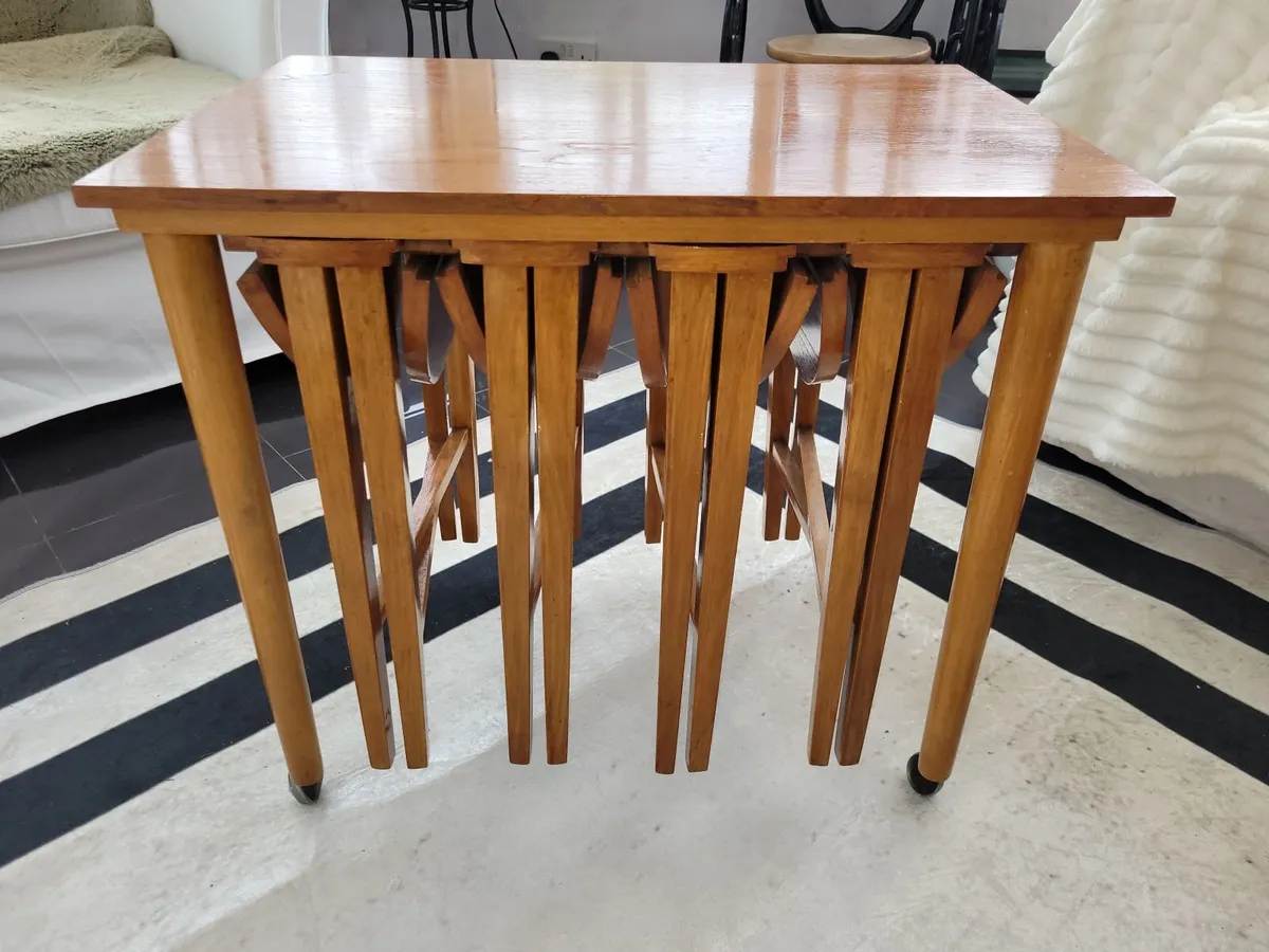 Paul Hundeva Teak Nesting Tables Immaculate sought - Image 2
