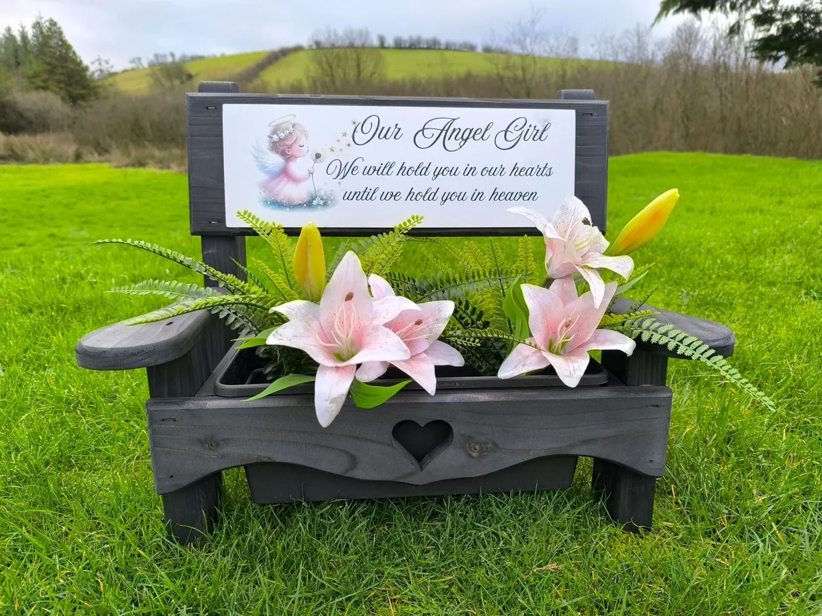Personalised planter"bench" - Image 4