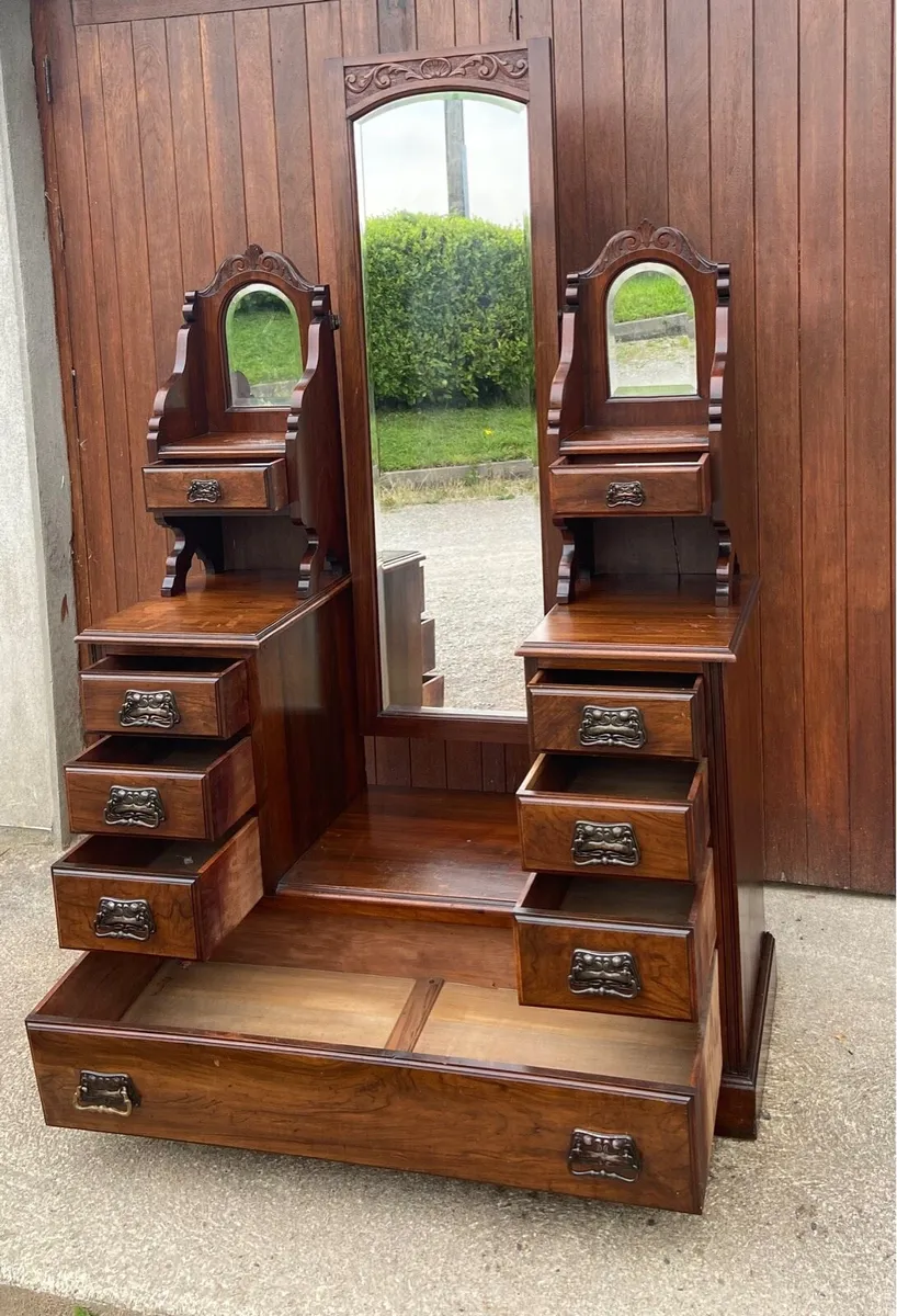 Victorian Scottish waterfall dresser - Image 2