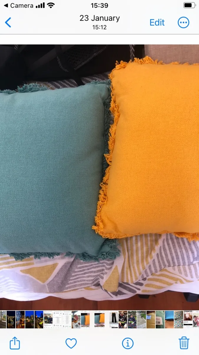 Two Pretty Small Cushions - Image 1