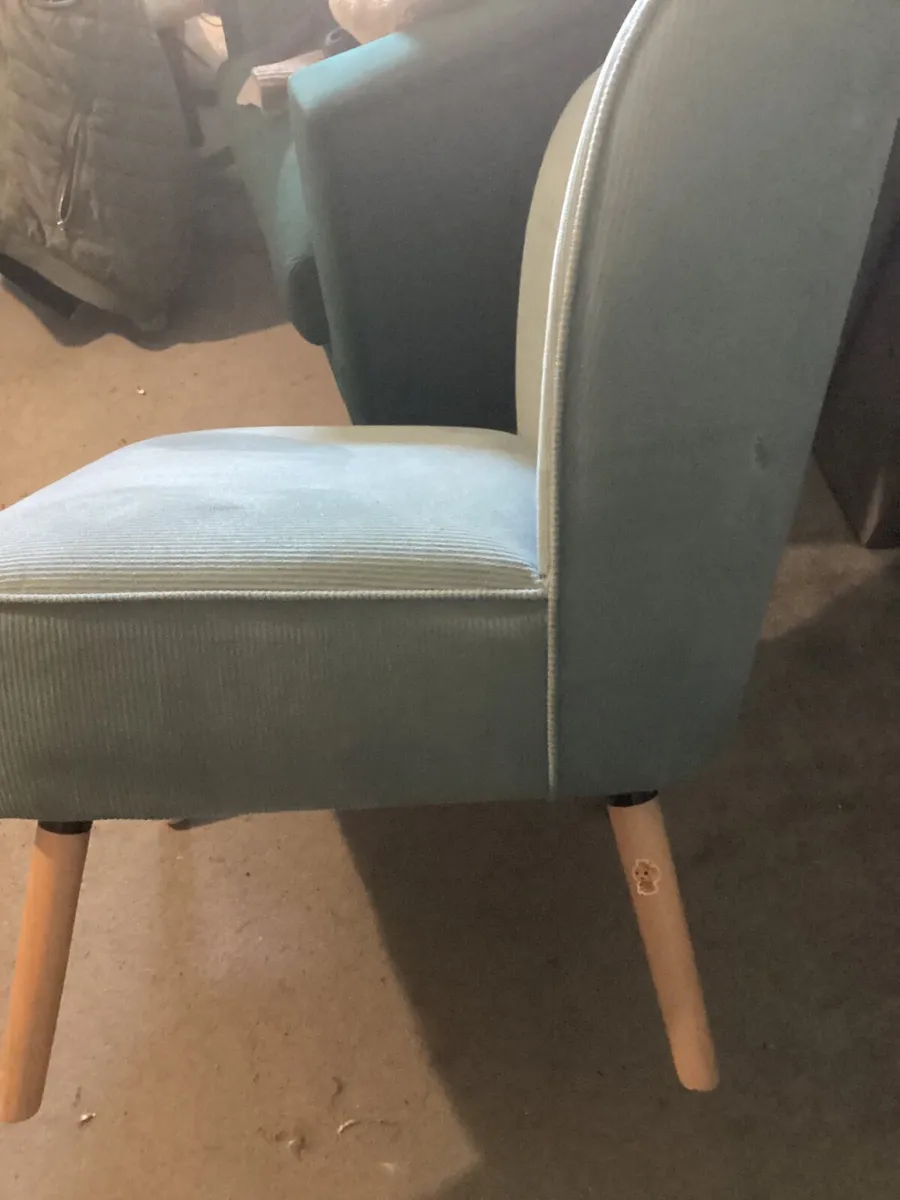 Pale blue chair - Image 1