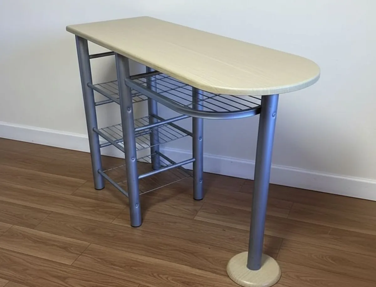 Slim Multi-Use Table with Storage - Image 1
