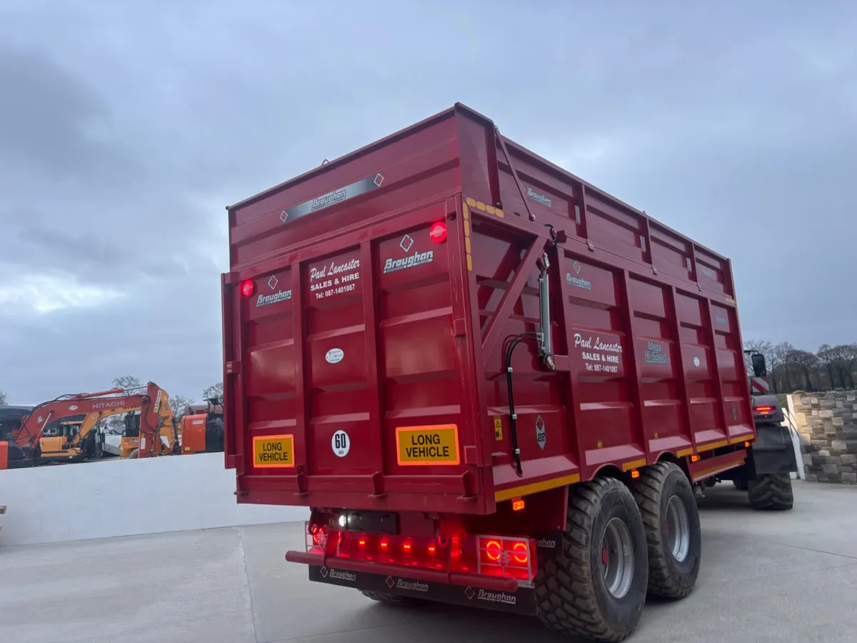 Broughan 22foot silage grain trailer year 2024 - Image 4