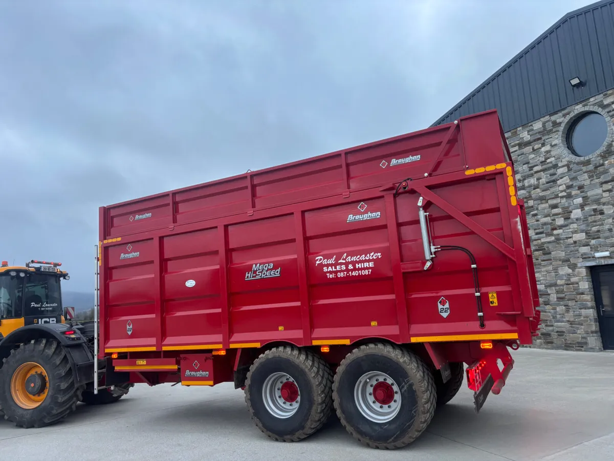 Broughan 22foot silage grain trailer year 2024 - Image 1