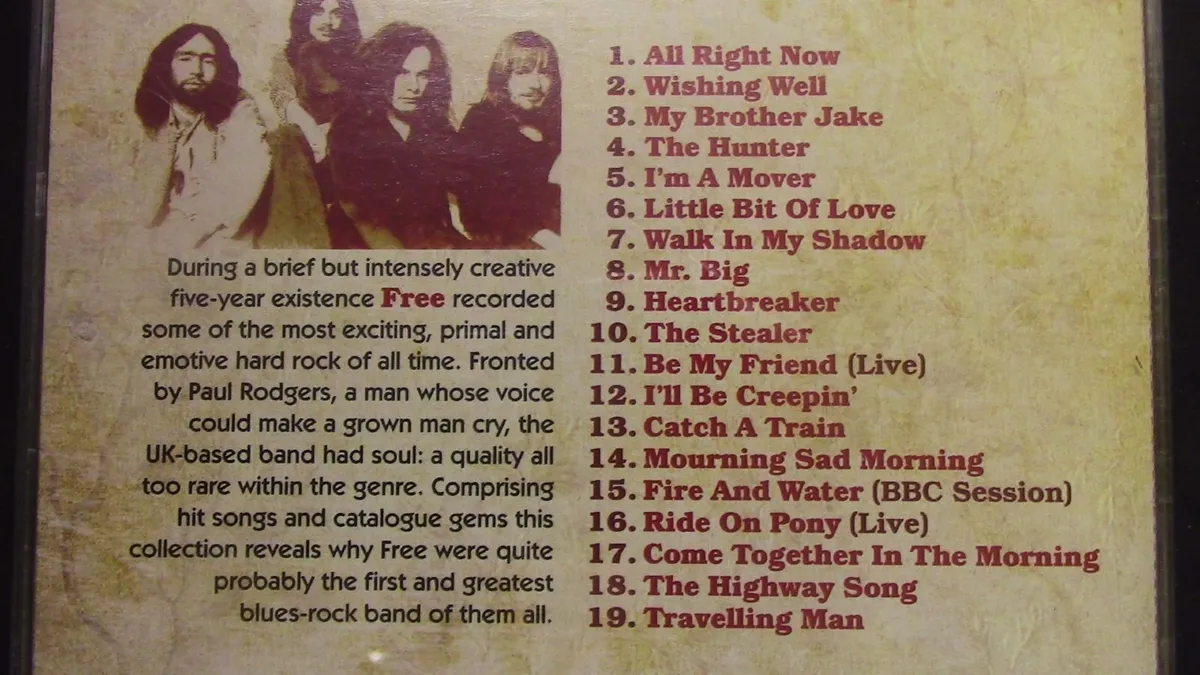 Free - Alright Now: The Collection CD - Image 2