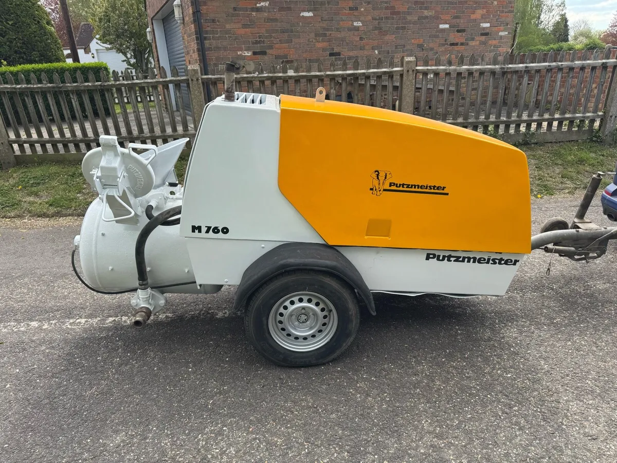 Putzmeister m760 screed pump ,screed pump - Image 2