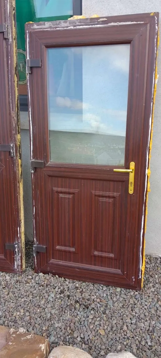 External door and frame  (used) Cottage size - Image 1