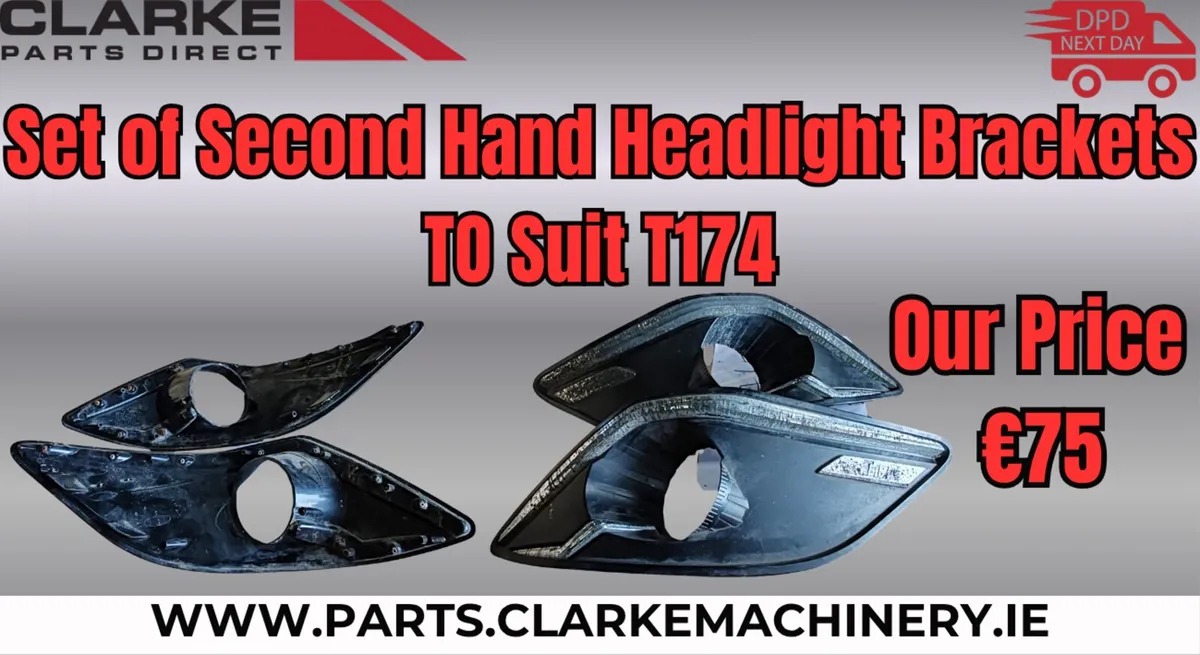 Set of Second Hand Headight Brackets For T174