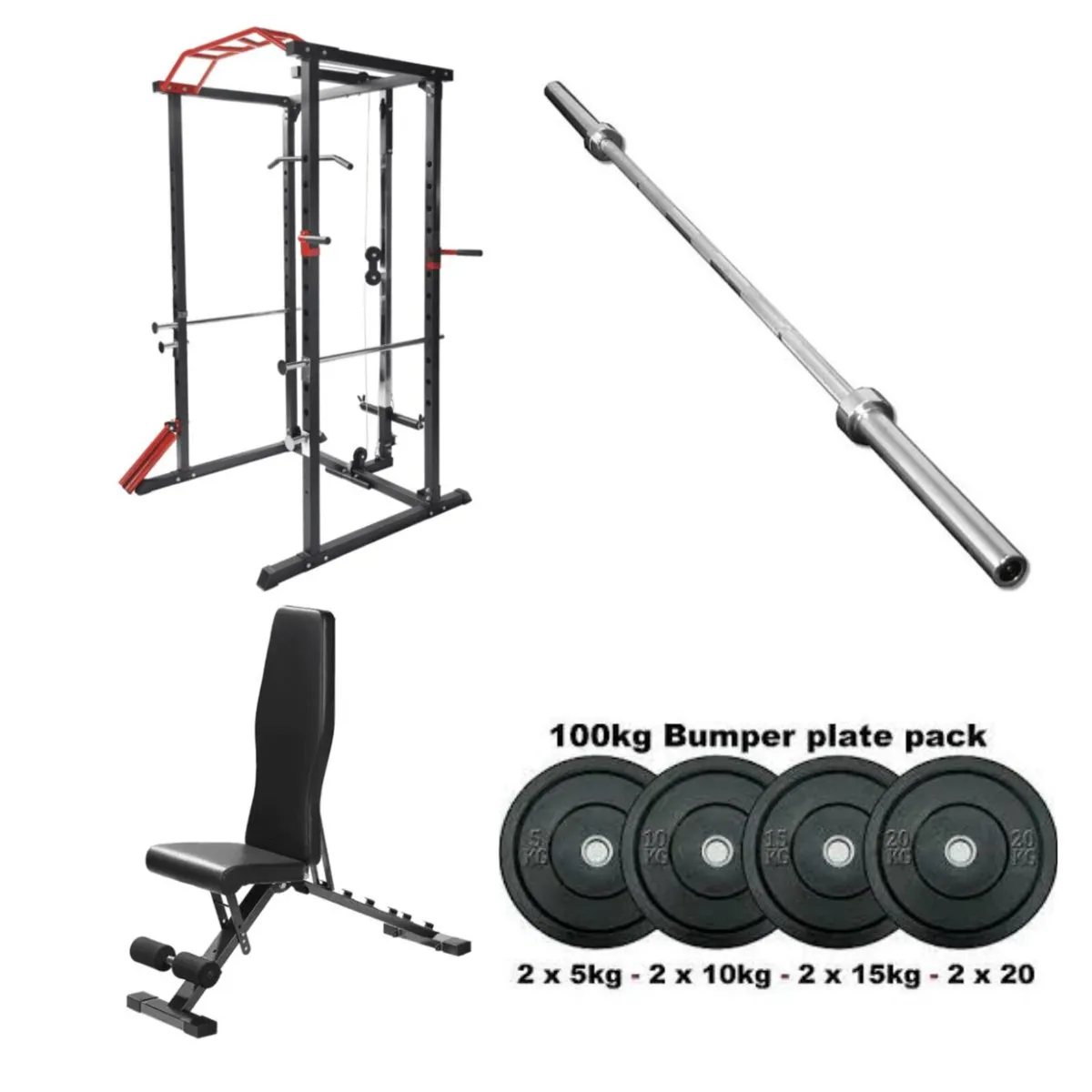 Power rack 100kg Bundle-Free Delivery