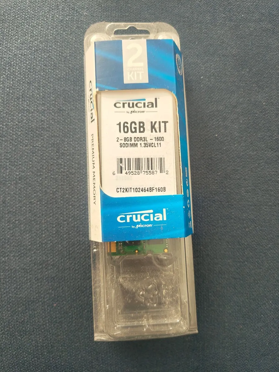 BRAND NEW CRUCIAL 16GB KIT - Image 1