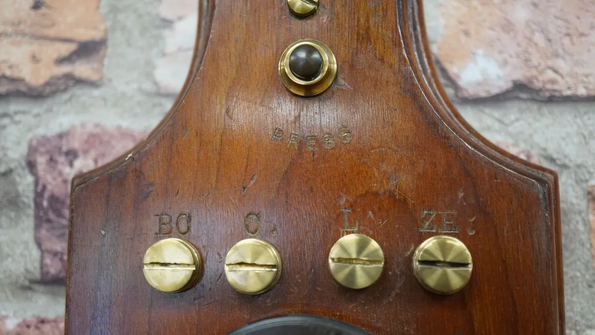 Antique Wooden Wall Telephone - Image 3