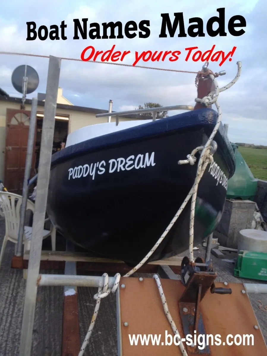 Boat names made... - Image 1