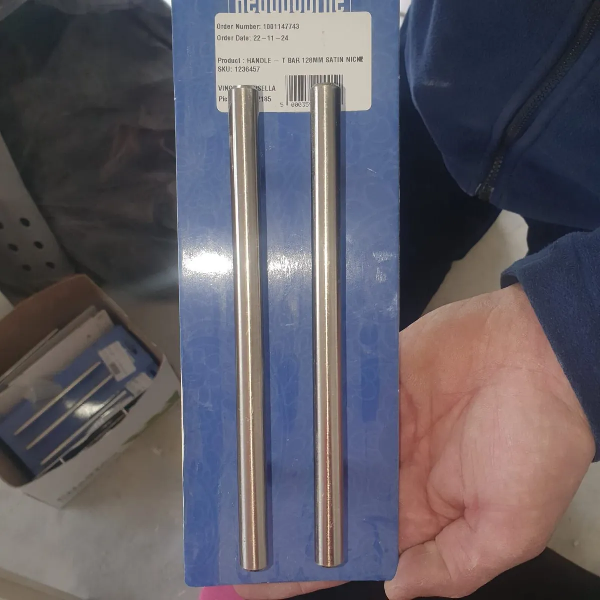 Kitchen press crome handles. - Image 2