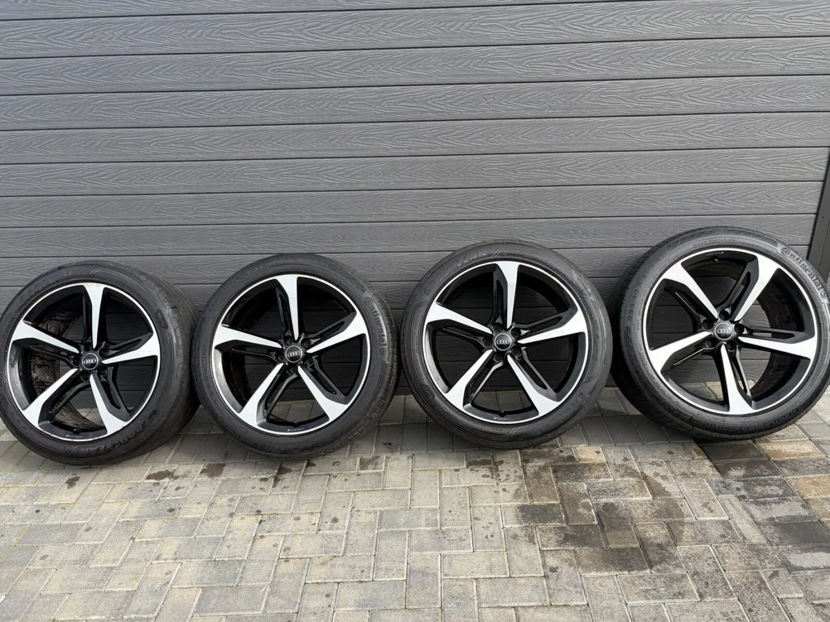 21” GENUINE AUDI Q7 ALLOY WHEELS & TYRES - Image 2