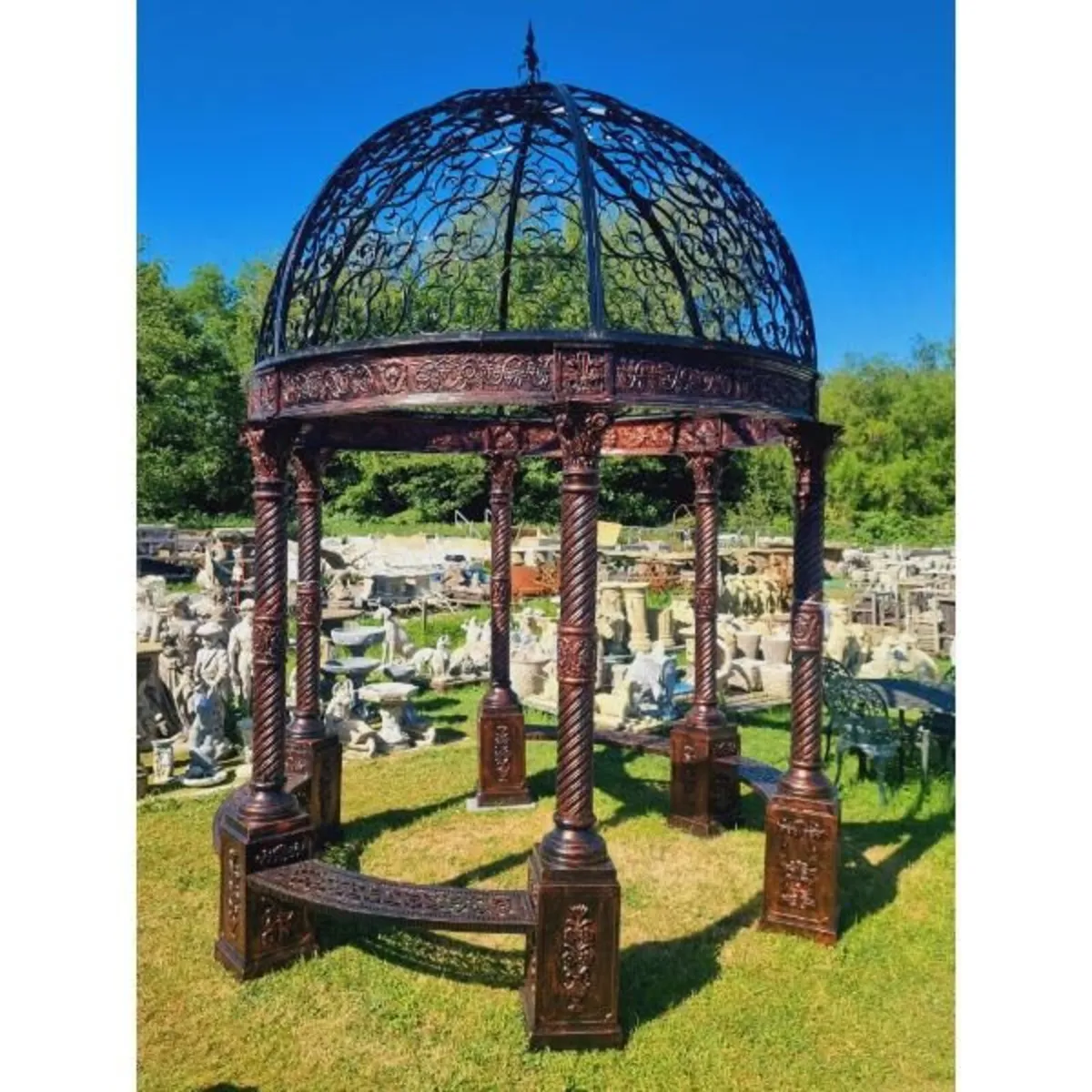 Cast Iron Gazebo – D1119 - Image 1