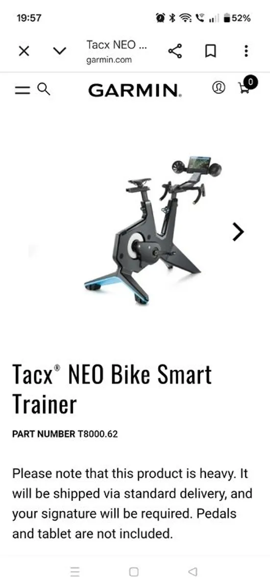 Tacx neo smart bike - Image 1
